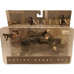 The Matrix Bullet Dodge Neo Mr.Anderson Figure Keanu Reeves N2 Toys ‘01 VTG Rare